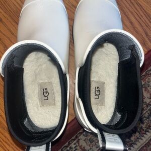 UGG White Rain Boots